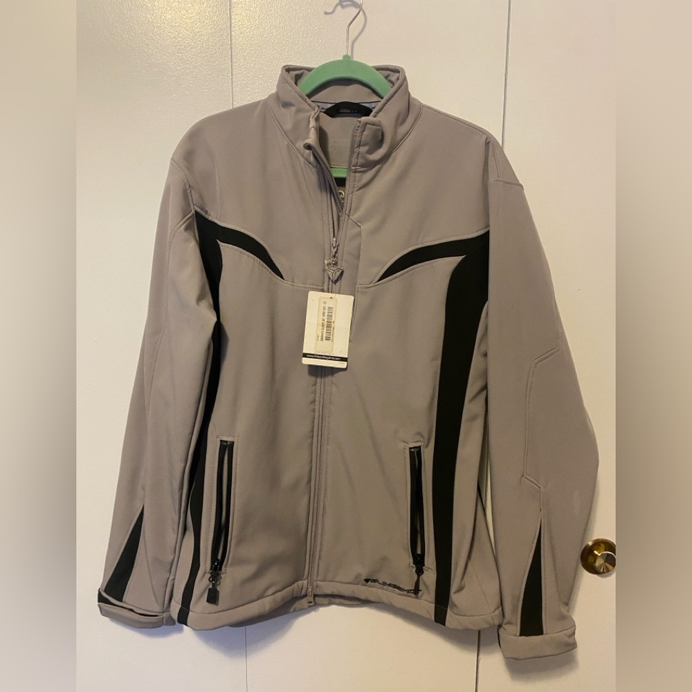 Polaris Slingshot Jacket Women’s Size  2XL / Soft Shell Lioght Gray NWT $149.99